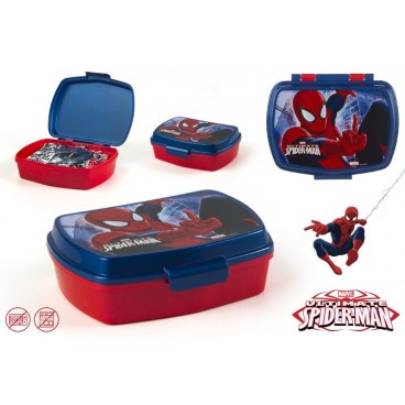 LUNCH BOX PLASTIQUE SPIDERMAN ( 24 PIECES)
