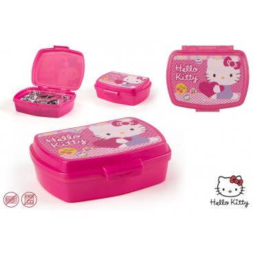 LUNCH BOX PLASTIQUE FUN HELLO KITTY ( 24 PIECES)