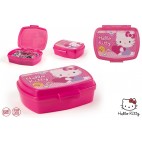 LUNCH BOX PLASTIQUE FUN HELLO KITTY ( 24 PIECES)