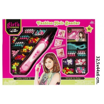 2022026 JU9516 CAJA TRENZADOR Y ACC. MUÑECA (12 PIECES)