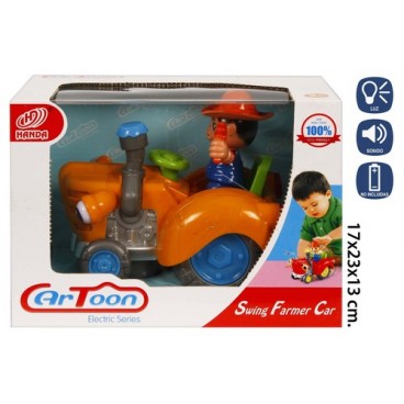 2022028 JU9528 CAJA TRACTOR B/O LUCES Y SON (24 PIECES)