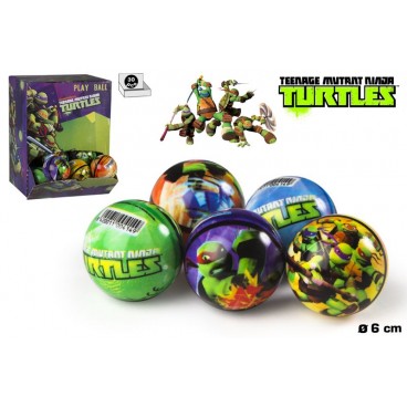 BALLE D6 CM - TORTUES NINJA - DISP 30 ( 30 PIECES)