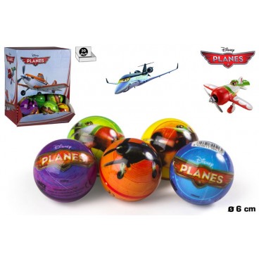 BALLE D6 CM - PLANES - DISP 30 ( 30 PIECES)