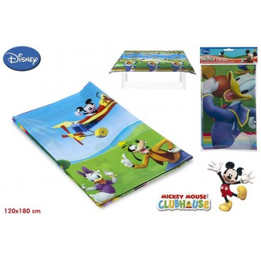 4461-NAPPE PLASTIQUE 120X180CM - MICKEY ( 12 PIECES)