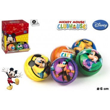 BALLE D6 CM - MICKEY CLUB HOUSE - DISP 30 ( 30 PIECES)