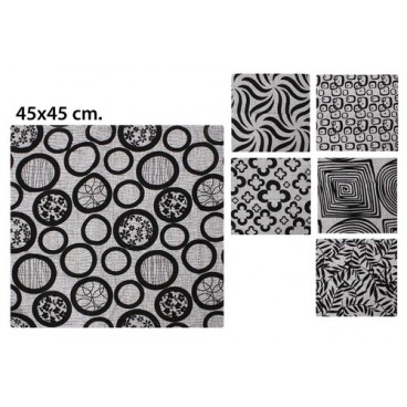 2030333 HOUSSE COUSSIN ASSORTIS 45X45CM (48 PIECES)