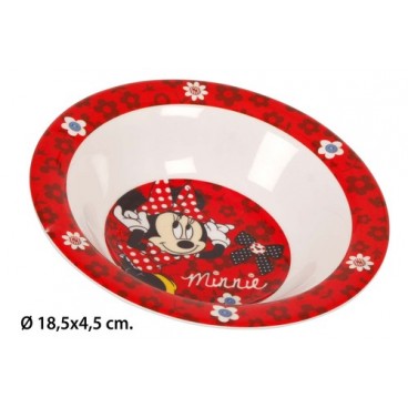 2050296 ASSIETTE CREUSE MELAMINE MINNIE (48 PIECES)