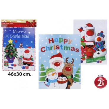 2050507 AUTOCOLLANTS VITRINES DE NO‰L 2 PCS (120 PIECES)