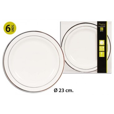 2050731 ASSIETTES CAMPING 23CM 6UNDS (24 PIECES)