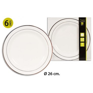 2050732 ASSIETTES CAMPING 26CM 6UNDS (24 PIECES)