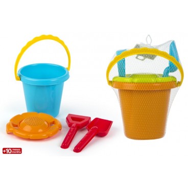 SET SEAU PLAGE 2 ASS ( 25 PIECES)