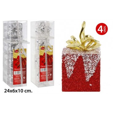 2051041 DECORATION DE NOEL 4PCS (96 PIECES)