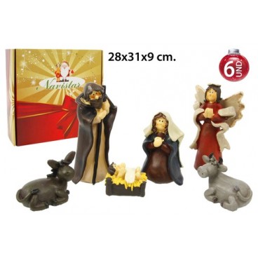 2051065 DECORATION DE NOEL 6PCS (8 PIECES)