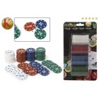 BLISTER 80 JETONS POKER ( 24 PIECES)