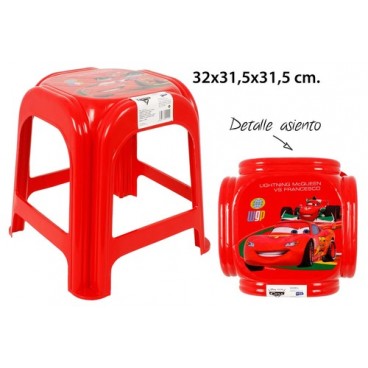 2051122 TABOURET PLASTIQUE CARS (30 PIECES)