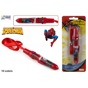 BLISTER 10 STYLOS COULEURS - SPIDERMAN ( 240 PIECES)