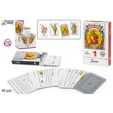 JEU DE CARTE ESPAGNOLES N01 - FOURNIER - DISPLAY 12 ( 24 PIECES)