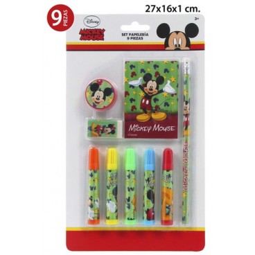 2051184 SET PAPETERIE 9P MICKEY-MINNIE (72 PIECES)