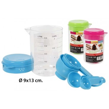 2051212 PICHET ET CUILLERES MESURE 8PCS (48 PIECES)