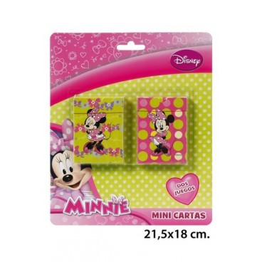2051326 JEU CARTES MINI 2 UNITES MINNIE (96 PIECES)