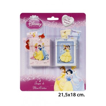 2051328 JEU CARTES MINI 2 UNITES PRINCESS (96 PIECES)