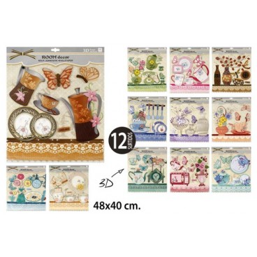 2051465 STICKER D‚CORATION CUISINE (60 PIECES)