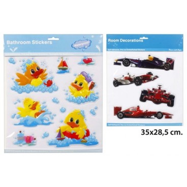 2051470 STICKER D‚CORATION MUR INFANTILE (72 PIECES)