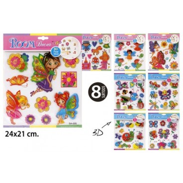 2051481 STICKER D‚CORATION MUR INFANTILE (120 PIECES)