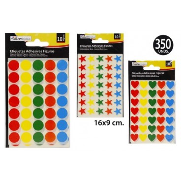2051561 ETIQUETTE ADH‚SIF FIGURES 350PCS (240 PIECES)