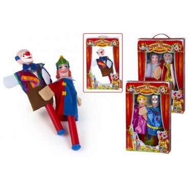 SET 2 MARIONNETTES - 3 ASS ( 6 PIECES)