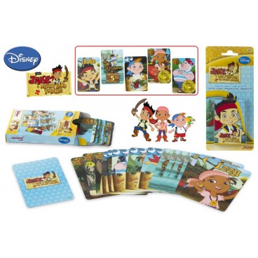 43744 - JEU DE CARTES - JAKE AND THE NEVERLAND PIRATES ( 24 PIECES)