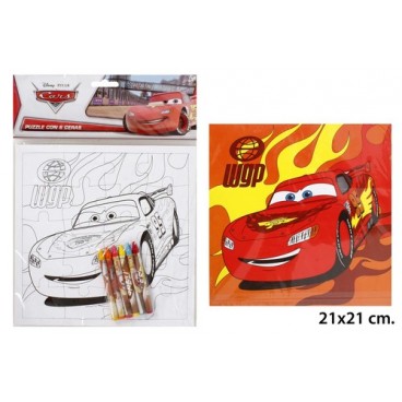 2052154 PUZZLE COULEUR 6 CIRES CARS (48 PIECES)