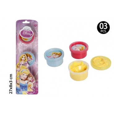 2052158 PEINTURE DOIGTS 3 PCS PRINCESS (48 PIECES)