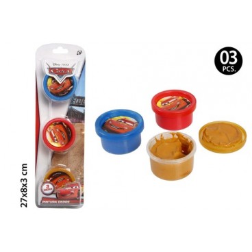 2052159 PEINTURE DOIGTS 3 PCS CARS (48 PIECES)