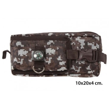 2052401 PORTATOUT MARRON CAMOUF.A/BOUSSOLE (36 PIECES)