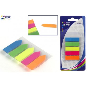 BLISTER INDEX ET INDEX FLÊCHE ADHÉSIFS - 5X20PCS ( 96 PIECES)