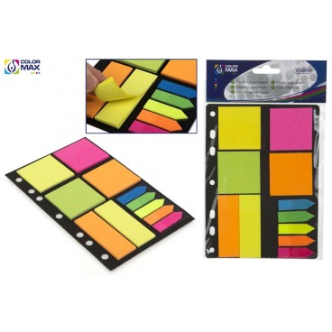 BLISTER PAPIER ADHESIF PLUSIEURS FORMAT + INDEX FLÊCHE 11X25