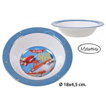 2052524 ASSIETTE CREUSE MELAMINE PLANES (48 PIECES)