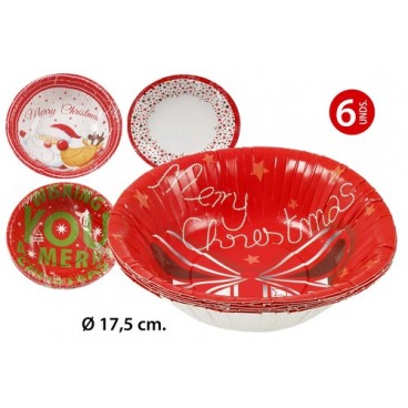 2052557 BOL DECO. NOEL 18CM (6PCS) (96 PIECES)