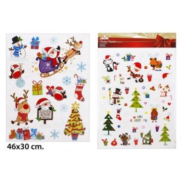 2052566 AUTOCOLLANTS NOEL (2 FEUILLES A3) (96 PIECES)