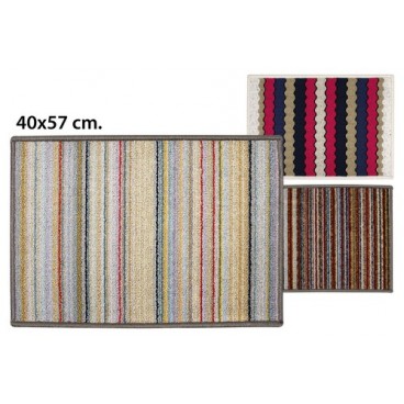 2052571 TAPIS RAYURES (40X57CM) (12 PIECES)