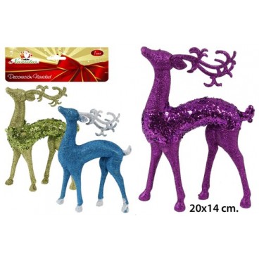 2052575 DECORATION NOEL - RENNE (36 PIECES)