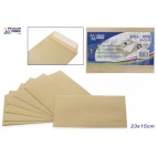 PACK 8 ENVELOPPES MARRON 23X15 CM - 100 GRS ( 48 PIECES)