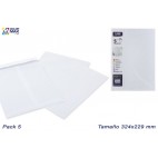 PACK 5 ENVELOPPES BLANCHES 324X229 MM ( 100 PIECES)