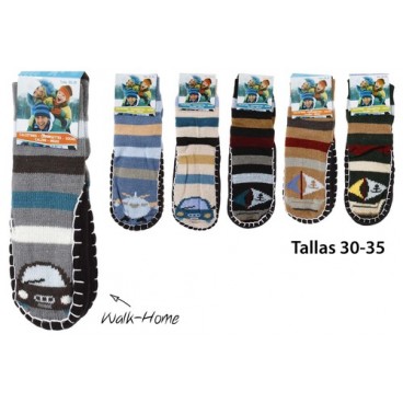 2052642 CHAUSSETTES WALK-HOME ENFANT 30/35 (48 PIECES)