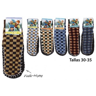 2052643 CHAUSSETTES WALK-HOME ENFANT 30/35 (48 PIECES)