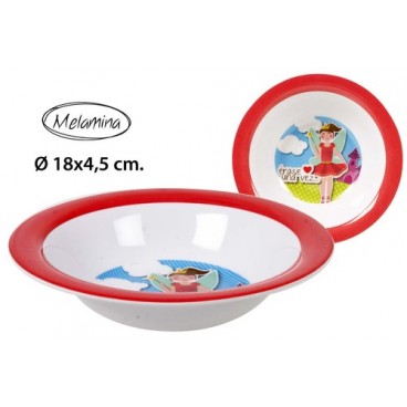 2052667 ASSIETTE CREUSE MELAMINE HADAS (48 PIECES)