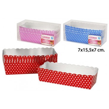 2052673 MOULES PATISSERIE 7 PCS ALUMINIU (72 PIECES)