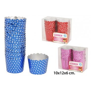 2052674 MOULES PATISSERIE 20 PCS ALUMINI (72 PIECES)