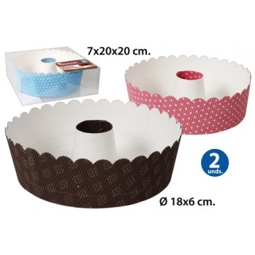 2052680 MOULE PATISS.18X6 AVEC TROU 2PCS (36 PIECES)